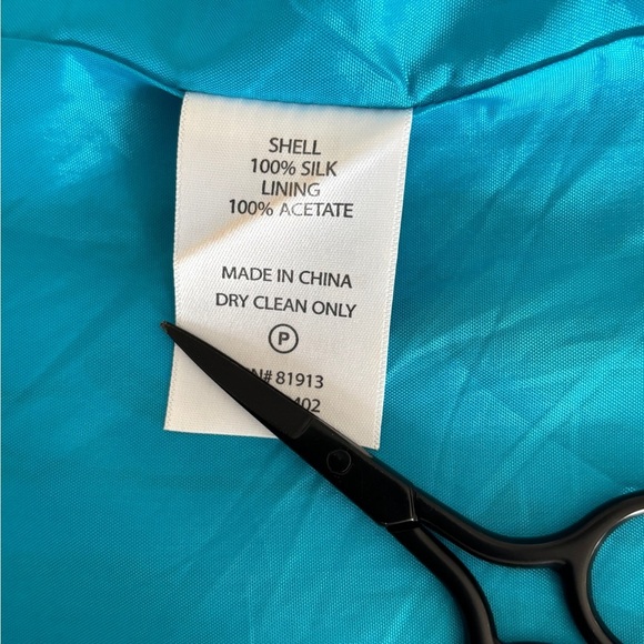 Tracy Reese One Shoulder Silk Dress Blue Leopard Print Cocktail New Years Size 0 - Picture 9 of 10